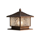 Landscape Pillar Lighting Vintage Roofline Outdoor Light