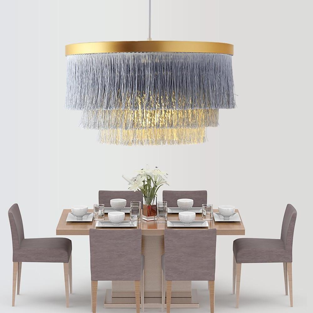 Gradated Drum Shade Chandeliers LED Contemporary Chandeliers