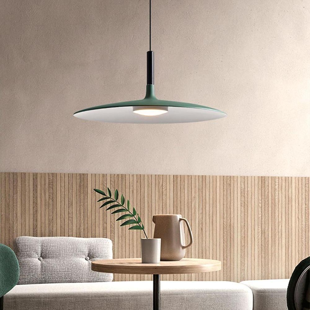 Flat Dish LED Nordic Pendant Lighting Hanging Ceiling Lights