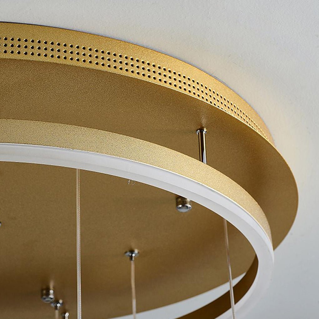 Butterfly Chandelierv Modern Metal Disk Acrylic Ceiling Light
