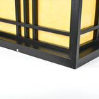 Caged Pillar Lights Vintage Square Waterproof LED Light