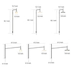 Cantilever Wall Lamp Modern Minimalist Metal LED Light