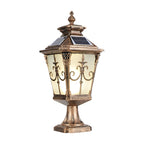 Cast Aluminum Post Light European Retro Fence Light