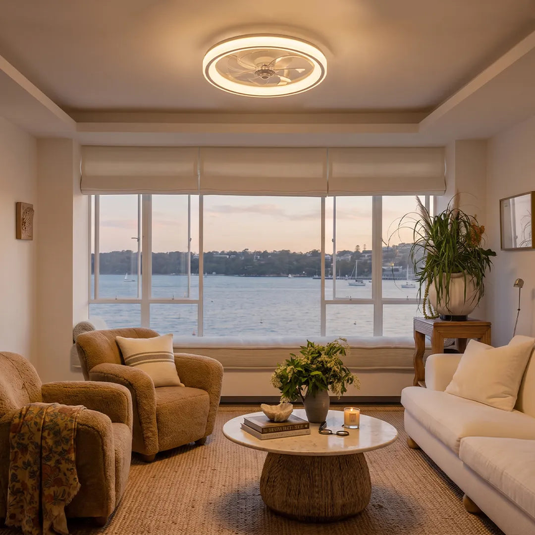Ceiling Fans with Light Fixtures Modern LED Light
