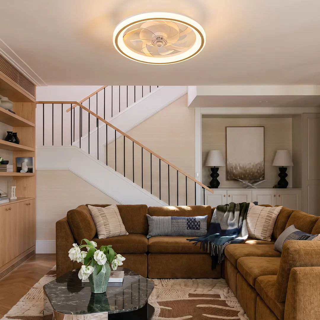 Ceiling Fans with Light Fixtures Modern LED Light
