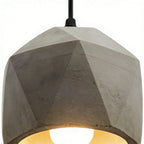 Cement Look Pendant Lights Industrial Style Unique Ceiling Light