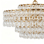 Chandelier Lighting Crystal All-Copper Postmodern Luxury Ceiling Light