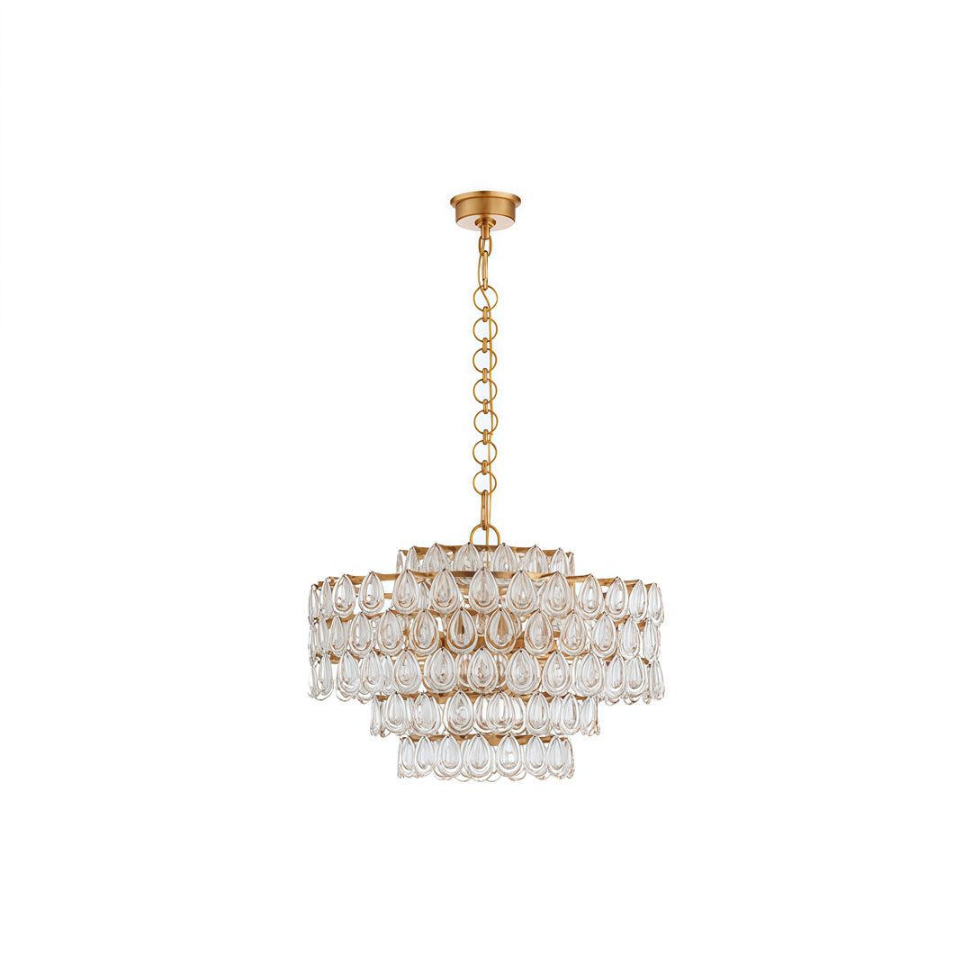 Chandelier Lighting Crystal All-Copper Postmodern Luxury Ceiling Light