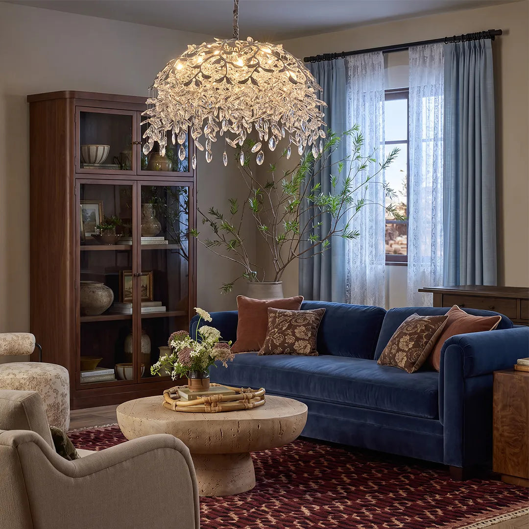 Chandelier with Crystal French Luxury Ceiling Light