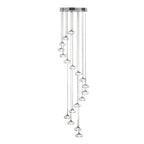 Chandelier For Tall Ceilings Italian Minimalist