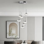 Chandelier For Tall Ceilings Italian Minimalist