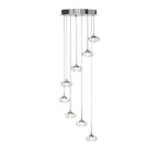 Chandelier For Tall Ceilings Italian Minimalist