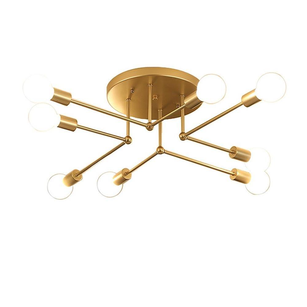 8-light LED Modern Sputnik Chandelier Ceiling Lights Pendant Lighting