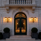 Copper Outdoor Wall Sconces European Vintage Waterproof Light
