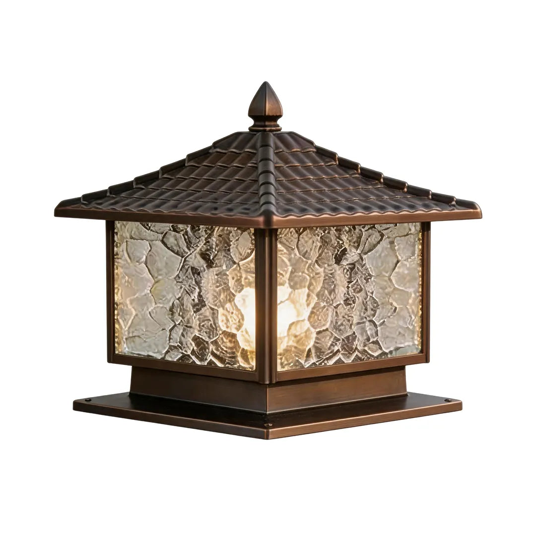 Landscape Pillar Lighting Vintage Roofline Outdoor Light