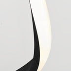 Spiral LED Path Light Modern Black Waterproof Lawn Light