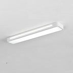 Black/White Rectangular LED Flush Mount Ceiling Lighting