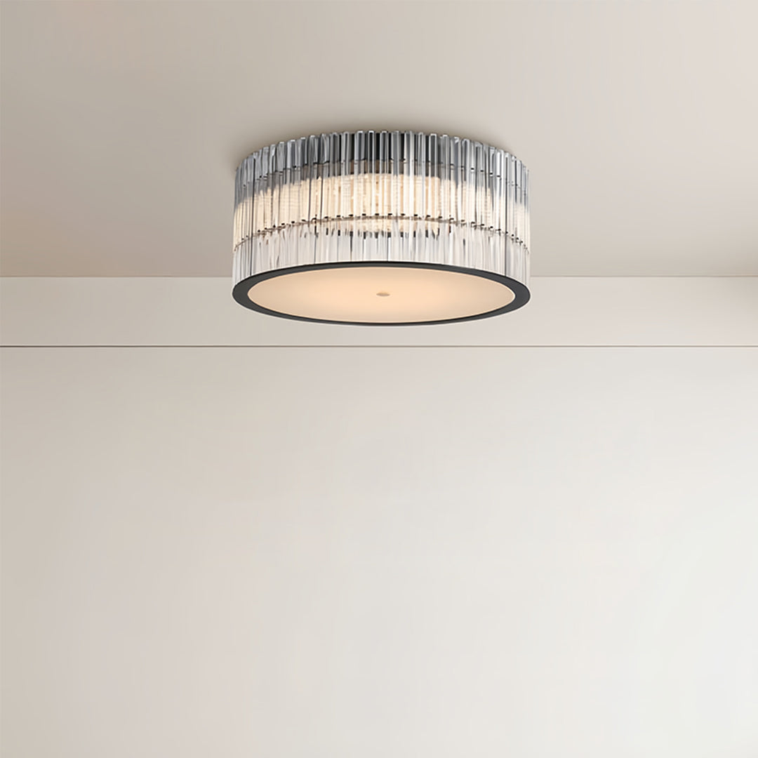 Crystal Flush Mount Ceiling Lights Modern Minimalist Glass Light