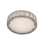 Modern Gold Flush Mount Ceiling Light LED Round Crystal Light