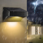 4 PCS Solar Outdoor Wall Lights Dusk to Dawn Waterproof Ambient Light