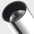2 PCS Spotlight Light Fixture Silver Full-Spectrum LED Light