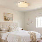 Cloud Shaped Ceiling Light Modern White Iron Light