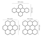 Honeycomb Ceiling Light Modern White LED Industrial Light