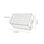 Colored Flood Lights Modern Outdoor RGB LED Metal Light