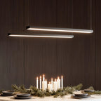6 PCS Commercial Linear Pendant Lighting Modern Rectangular LED Light