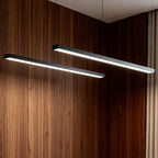 6 PCS Commercial Linear Pendant Lighting Modern Rectangular LED Light