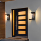 Compound Wall Lights Outdoor Waterproof LED Black Modern Light