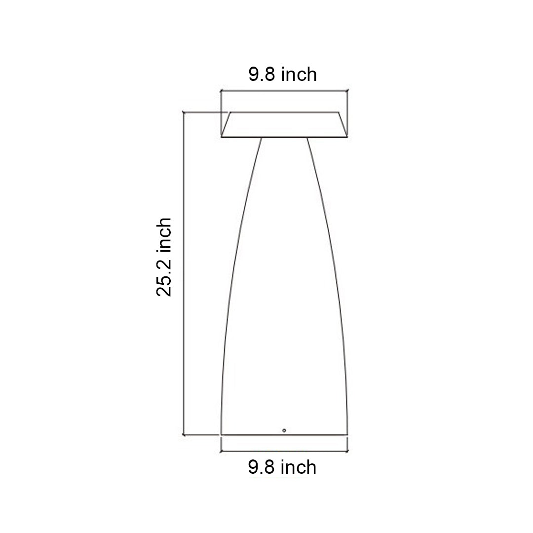 Outdoor LED Path Lights Modern Outdoor Waterproof Park Pathway Lights
