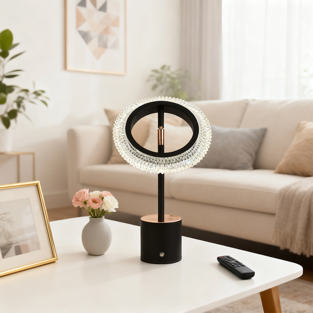 Ring Table Lamp Minimalist Modern Creative Touch Charging Design Light