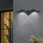 2 PCS Two Light Outdoor Wall Sconce Creative Seagull-Shaped Decorative