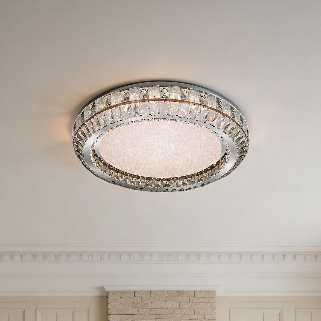 Contemporary Flush Mount Light Luxury Crystal Light
