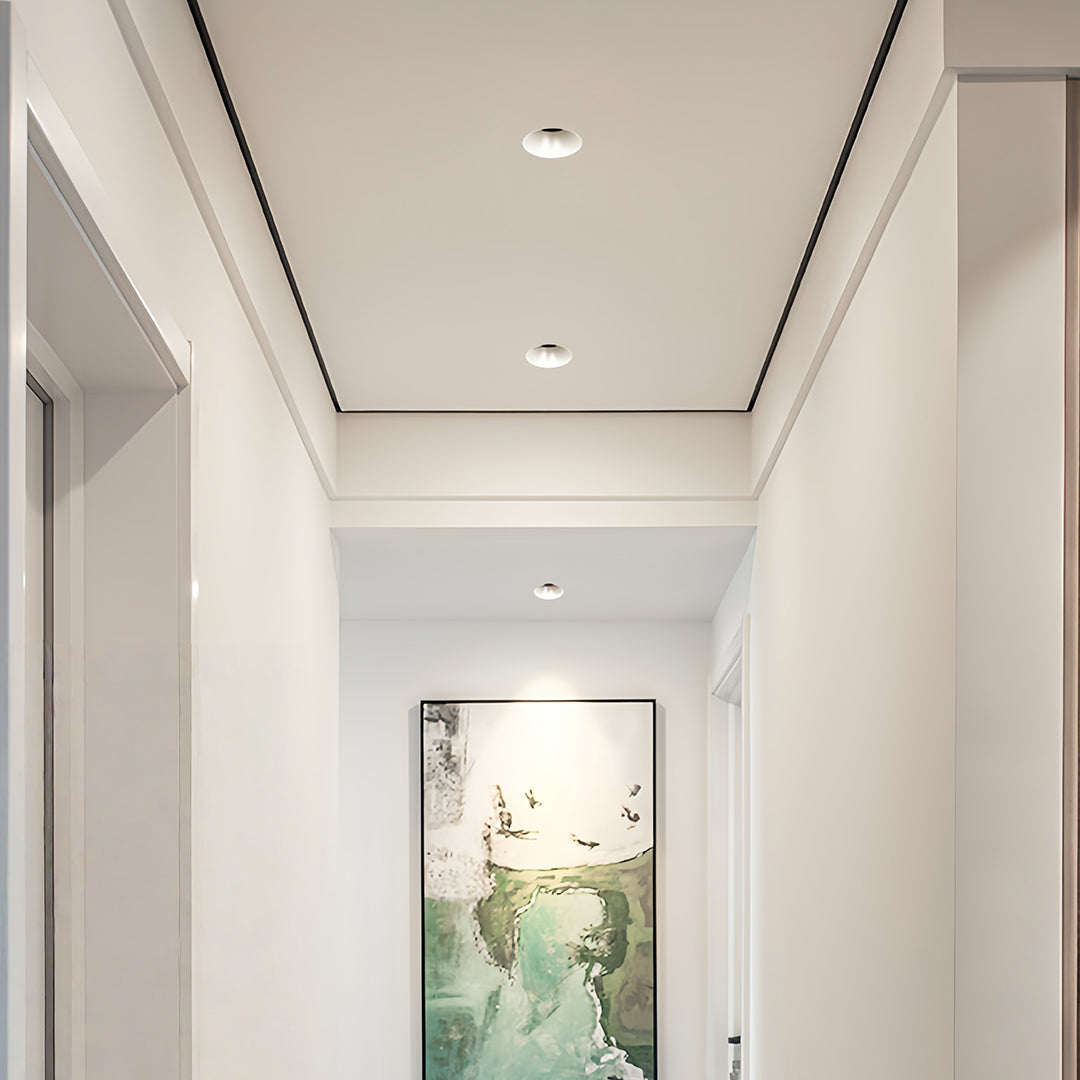 2 PCS Indoor LED Spotlight Deep Anti-Reflective Ceiling Light
