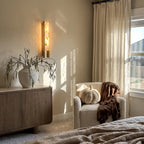 Contemporary Indoor Wall Lights Luxury Vertical Marble Light
