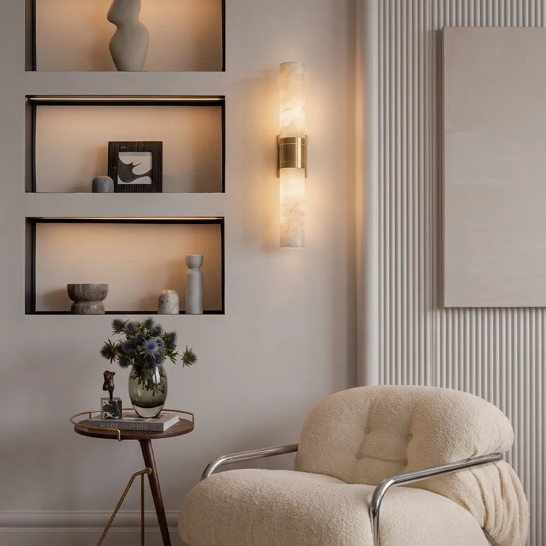 Contemporary Indoor Wall Sconces Creative Marble Light
