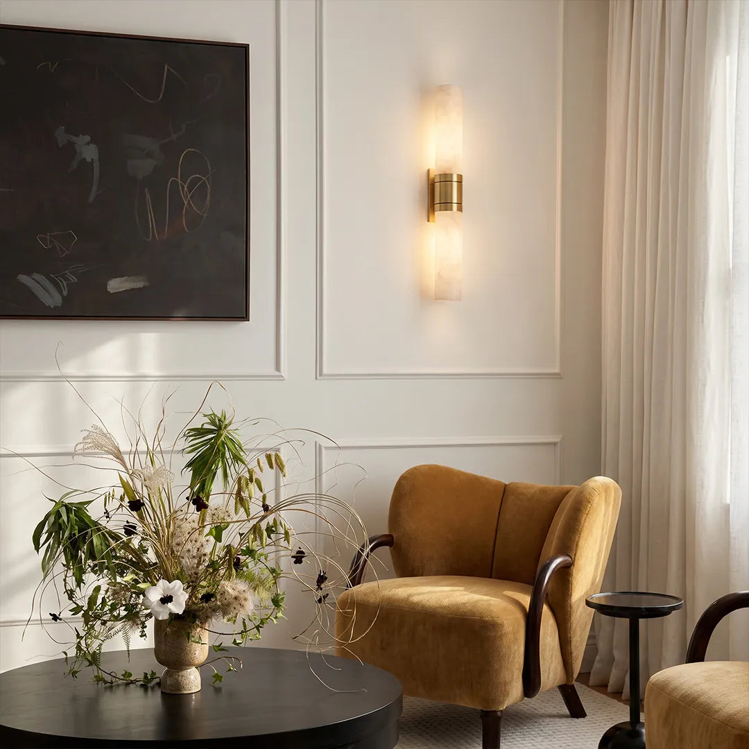 Contemporary Indoor Wall Sconces Creative Marble Light
