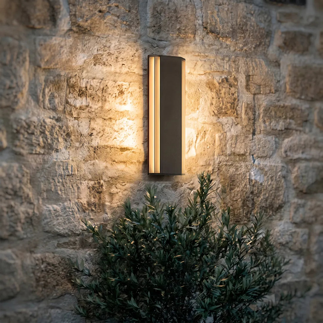 Contemporary LED Wall Lights Linear Outdoor Metal Light
