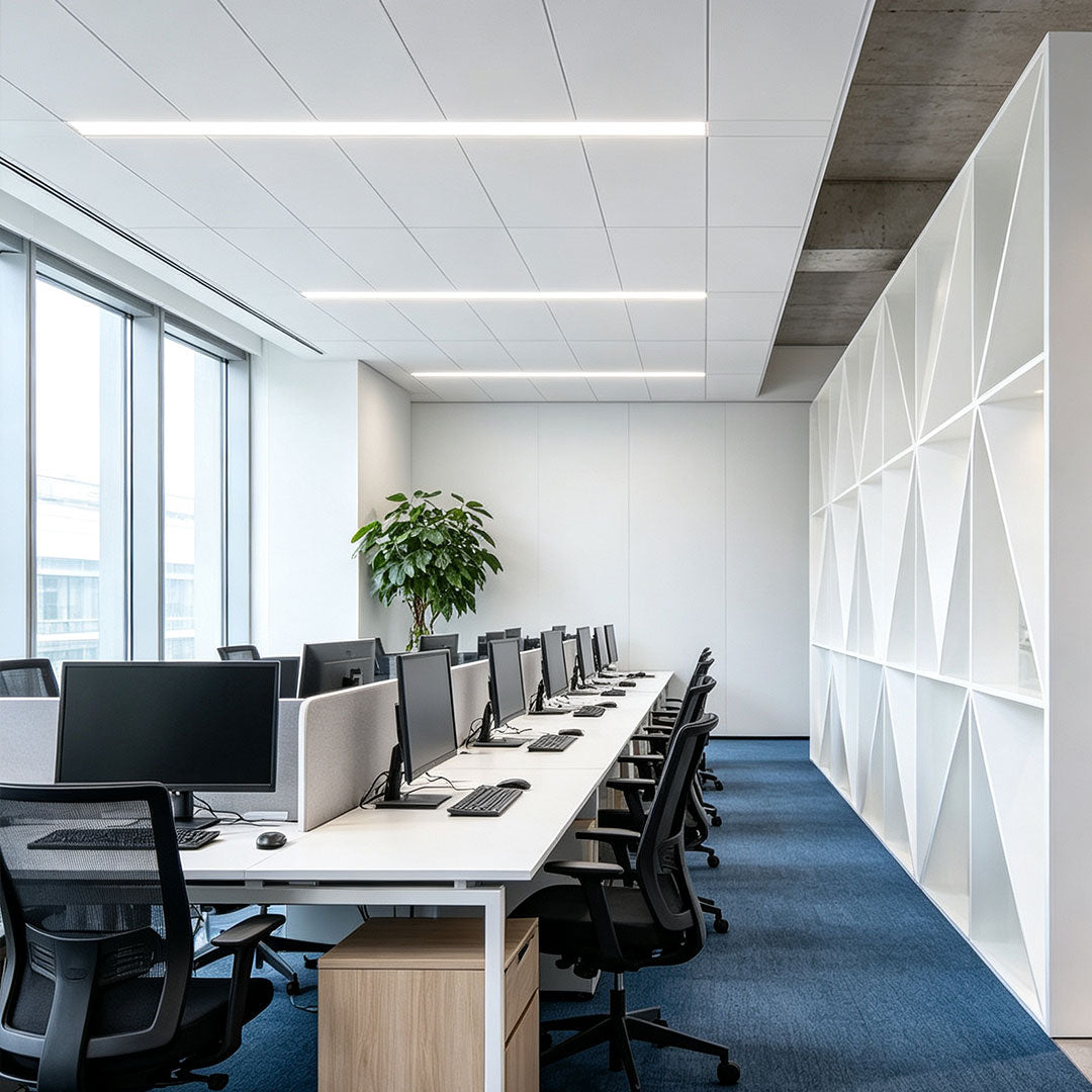 Linear Ceiling Light Modern Minimalist White LED Light