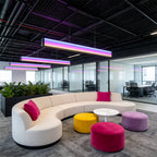 Contemporary Linear Chandeliers Luxury RGB Ceiling Light