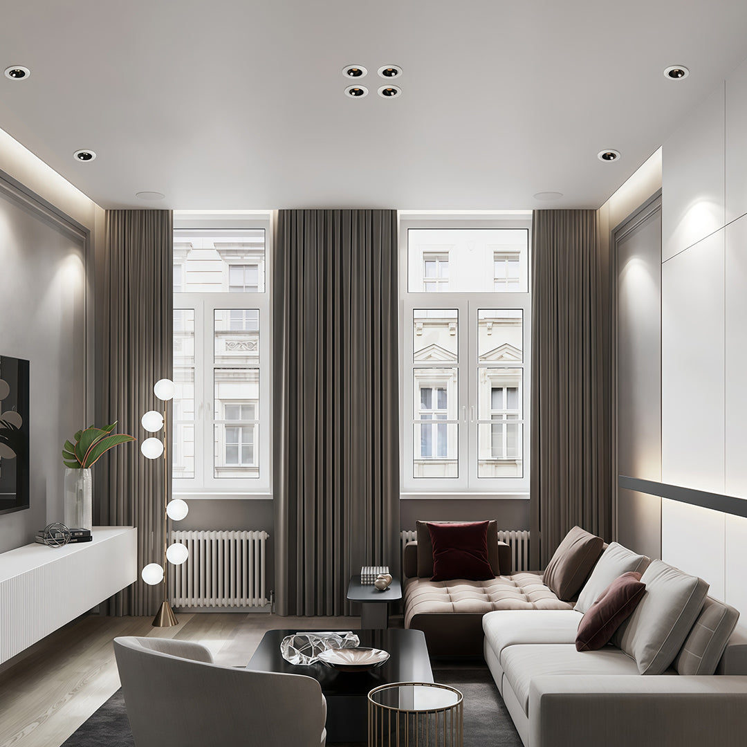Directional Recessed Downlight Full-Spectrum LED Light