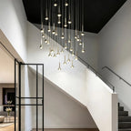 Contemporary Mini Pendant Lights Teardrop Metal Ceiling Light