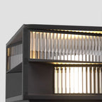 Black Waterproof LED Outdoor Pillar Light