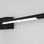 Contemporary Vanity Light Bar Black Linear LED Light