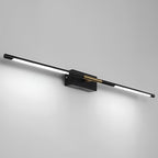 Contemporary Vanity Light Bar Black Linear LED Light