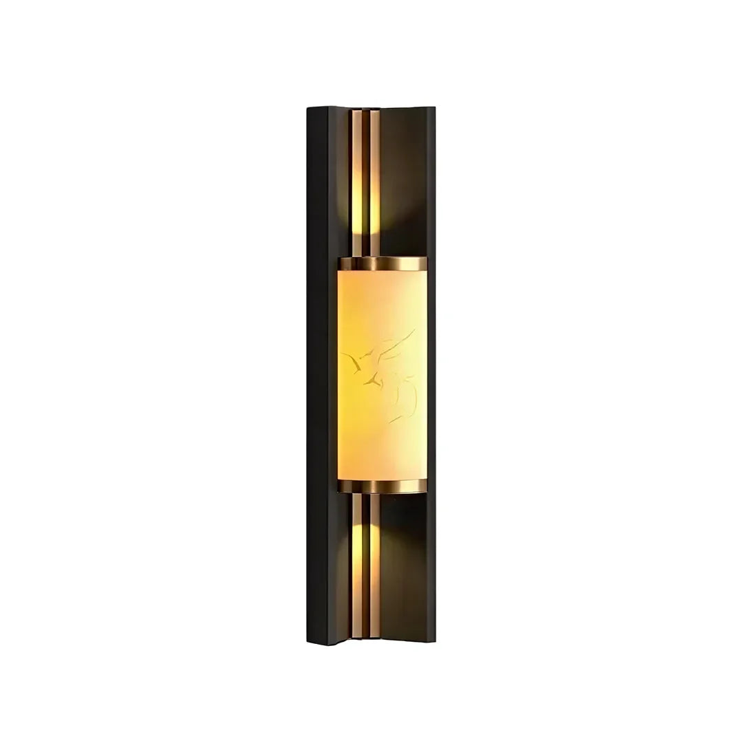 Contemporary Wall Light Fixtures Faux Marble Outdoor Light