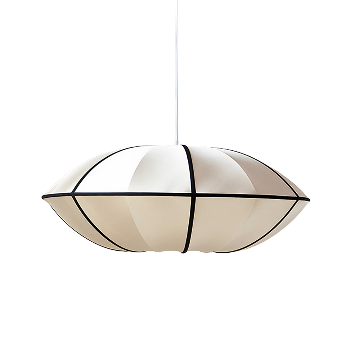 Fabric Shade Pendant Light Nordic Vintage Lantern Ceiling Light