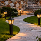 Copper LED Path Lights Outdoor Waterproof Garden Light